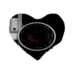 Vintage Camera Standard 16  Premium Heart Shape Cushions by Sudhe