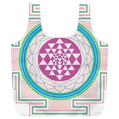 Mandala Design Arts Indian Full Print Recycle Bag (xl) by Sudhe