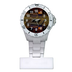 Processor Cpu Board Circuits Plastic Nurses Watch by Sudhe