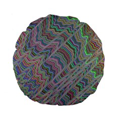 Psychedelic Background Standard 15  Premium Flano Round Cushions by Sudhe