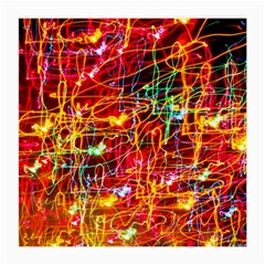 Random Colored Light Swirls Medium Glasses Cloth (2-side) by Sudhe