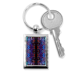 Kaleidoscope Art Pattern Ornament Key Chains (rectangle)  by Sudhe