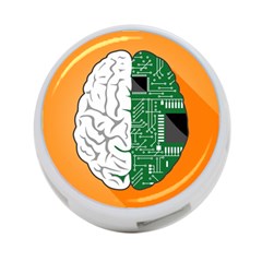 Technology Brain Digital Creative 4-port Usb Hub (two Sides) by Sudhe