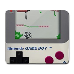 Game Boy White Large Mousepads by Sudhe