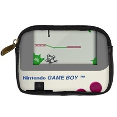 Game Boy White Digital Camera Leather Case by Sudhe