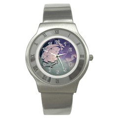 Digital Art Art Artwork Abstract Stainless Steel Watch by Pakrebo