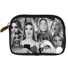 Lele Pons - Funny Faces Digital Camera Leather Case by Valentinaart