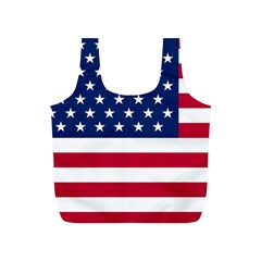 American Flag Full Print Recycle Bag (s) by Valentinaart