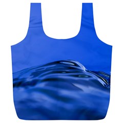 Wave Macro Water Surface Full Print Recycle Bag (xl) by Pakrebo