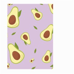 Avocado Green With Pastel Violet Background2 Avocado Pastel Light Violet Large Garden Flag (two Sides) by genx