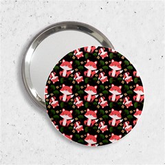 Fox And Trees Pattern 2 25  Handbag Mirrors by snowwhitegirl