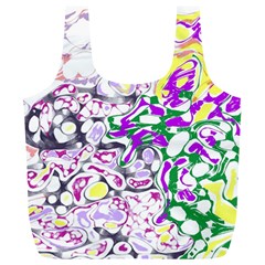Sketchlines01 Full Print Recycle Bag (xl) by PurpleDuckyDesigns