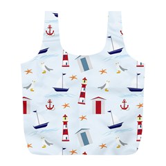 Thème Marin - Sea Full Print Recycle Bag (l) by alllovelyideas