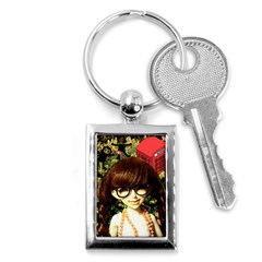 Olivia In The Fields Key Chains (rectangle)  by snowwhitegirl