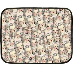 Vintage Singing Heads Double Sided Fleece Blanket (mini)  by snowwhitegirl
