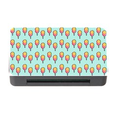 Cotton Candy Pattern Aqua 3d Memory Card Reader With Cf by snowwhitegirl