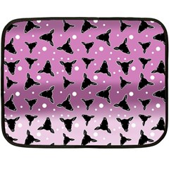 Deer Dots Ombre Double Sided Fleece Blanket (mini)  by snowwhitegirl