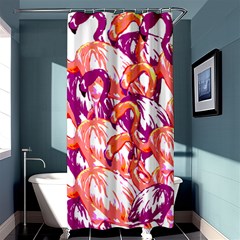 Flamingos Shower Curtain 36  X 72  (stall)  by StarvingArtisan