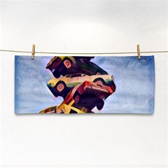 Pretty Colors Cars Hand Towel by StarvingArtisan