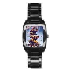 Pretty Colors Cars Stainless Steel Barrel Watch by StarvingArtisan