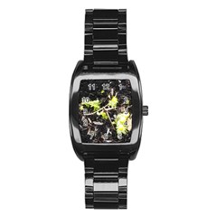 Signs Of Spring Stainless Steel Barrel Watch by Riverwoman
