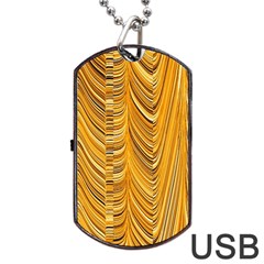 Electric Field Art Xxxvi Dog Tag Usb Flash (two Sides) by okhismakingart