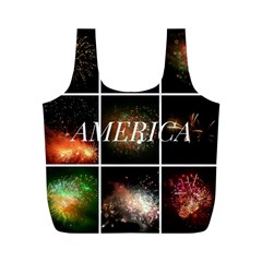 America Full Print Recycle Bag (m) by okhismakingart