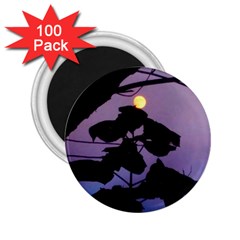 Moon And Catalpa Tree 2 25  Magnets (100 Pack)  by okhismakingart