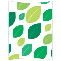 Leaves Green Modern Pattern Naive Retro Leaf Organic Back Support Cushion by genx