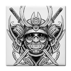 Drawing Samurai Tattoo Sketch Japanese Samurai Tile Coasters by Sudhe