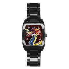 Dragon Lights Main Dragon Stainless Steel Barrel Watch by Riverwoman