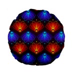 Background Colorful Abstract Standard 15  Premium Round Cushions Front