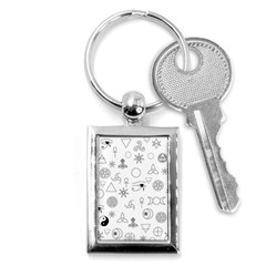 Witchcraft Symbols  Key Chains (rectangle)  by Valentinaart