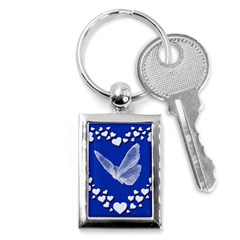 Heart Love Butterfly Mother S Day Key Chains (rectangle)  by HermanTelo