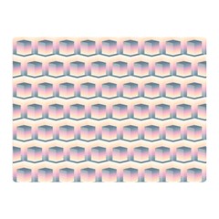Seamless Pattern Background Cube Double Sided Flano Blanket (mini)  by HermanTelo