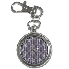 Seamless Pattern Background Fleu Key Chain Watches by HermanTelo