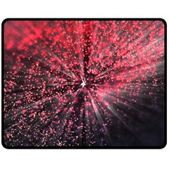 Abstract Background Wallpaper Space Double Sided Fleece Blanket (medium)  by HermanTelo