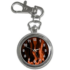 Smoke Flame Abstract Orange Red Key Chain Watches by HermanTelo