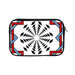 Star Illusion Mandala Apple Ipad Mini Zipper Cases by HermanTelo