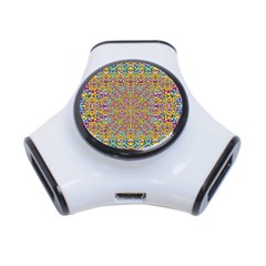 Pearl And Pearls And A Star Festive 3-port Usb Hub by pepitasart