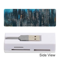 Cityscape Buildings Skyscraper Memory Card Reader (stick) by Pakrebo