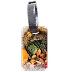 Pumpkin Vegetables Autumn Luggage Tag (two Sides) by Pakrebo