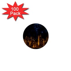 Architecture Buildings City 1  Mini Magnets (100 Pack)  by Pakrebo