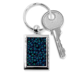 Background Abstract Textile Design Key Chain (rectangle) by HermanTelo