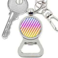 Abstract Lines Mockup Oblique Bottle Opener Key Chain by HermanTelo