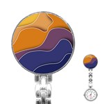 Autumn Waves Stainless Steel Nurses Watch Front