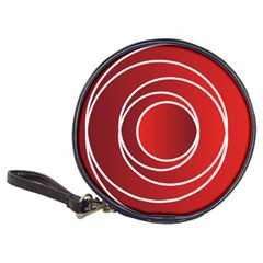 Circles Red Classic 20-cd Wallets by HermanTelo