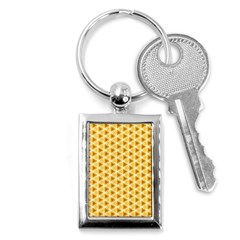Pattern Halloween Pumpkin Color Key Chain (rectangle) by HermanTelo