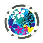 Pattern Leaf Polka Flower Poker Chip Card Guard (10 pack) Front