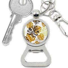 Pattern Leaves Bottle Opener Key Chain by HermanTelo